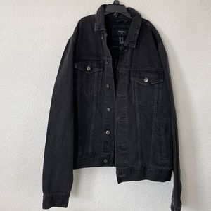 Forever 21 black jean jacket